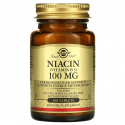 Vitamin B3 (Niacin), Solgar, 100 мг, 100 таблеток