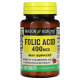 Folic Acid, Mason Natural, 400 мкг, 100 таблеток