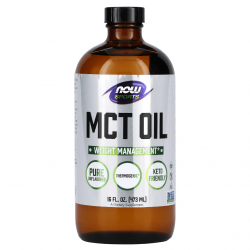 MCT Oil, Now Foods, Sports, 473 мл
