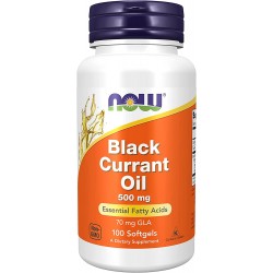 Black Currant Oil, Now Foods, 500 мг, 100 капсул