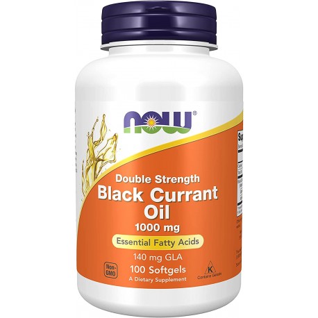 Black Currant Oil, Now Foods, 1000 мг, 100 капсул