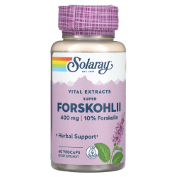 Super Forskohlii, Solaray, 400 мг, 60 капсул