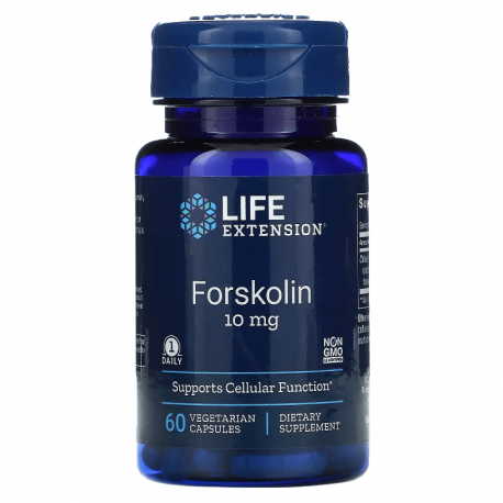 Forskolin, Life Extencion, 10 мг, 60 капсул