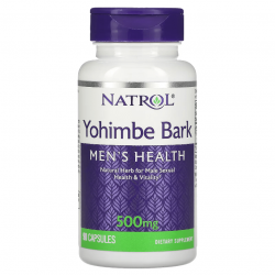 Yohimbe Bark, Natrol, 500 мг, 90 капсул