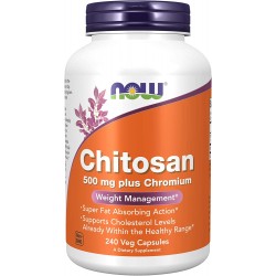 Хитозан, Chitosan, Now Foods, 500 мг, 240 капсул