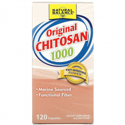 Original Chitosan, Natural Balance, 250 мг, 120 капсул
