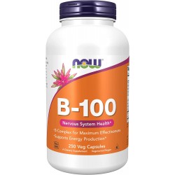 B-100, Now Foods, 250 капсул