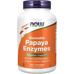 Papaya Enzymes, Now Foods, 360 капсул