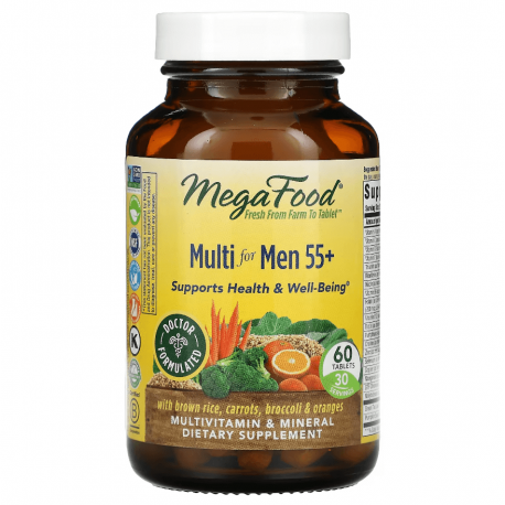 Multi for Men 55+, MegaFood, 60 таблеток