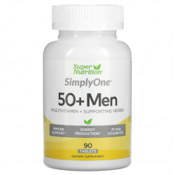 SimplyOne, Men 50+, Super Nutrition, 90 таблеток