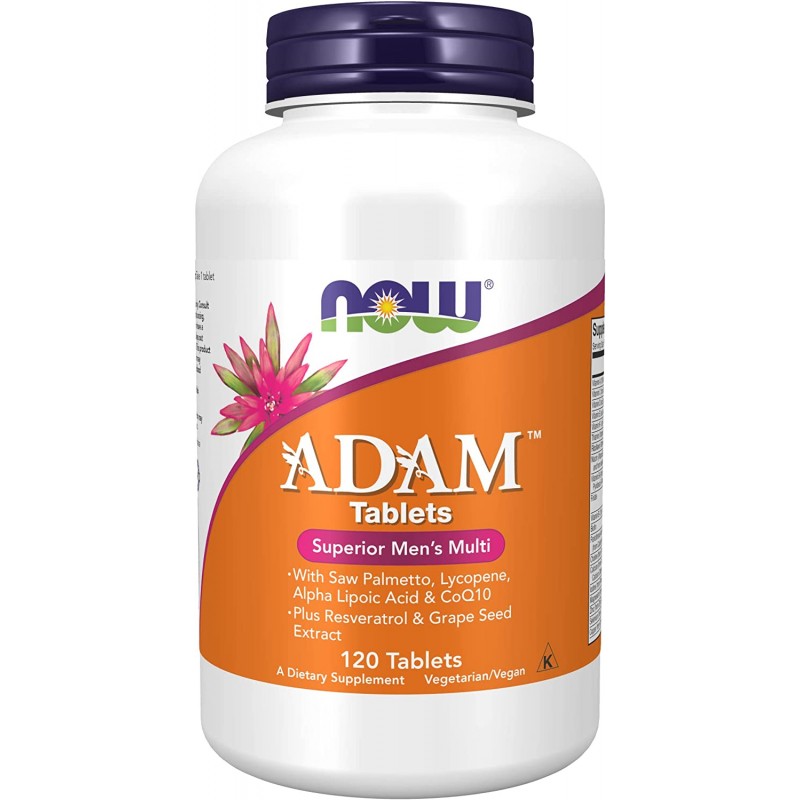 Adam, Now Foods, 120 таблеток