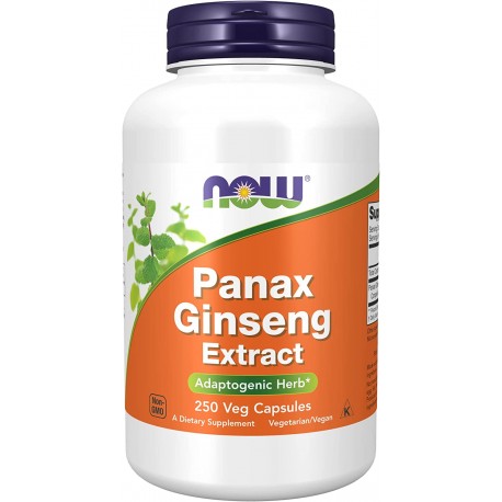 Panax Ginseng Extract, Now Foods, 250 вег. капсул