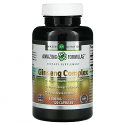 Ginseng Complex, Amazing Nutrition, 1000 мг, 120 капсул