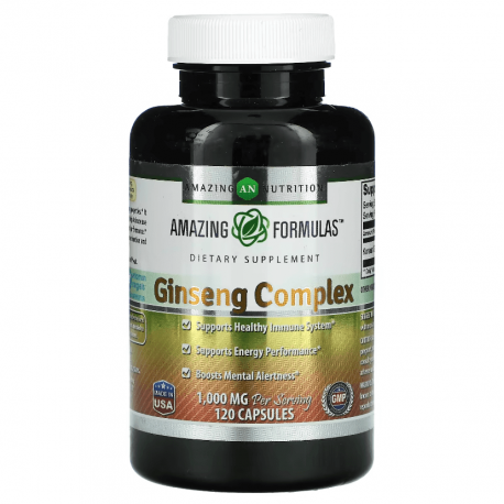 Ginseng Complex, Amazing Nutrition, 1000 мг, 120 капсул