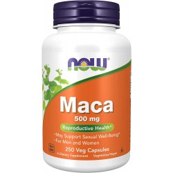 Maca, Now Foods, 500 мг, 250 вег. капсул