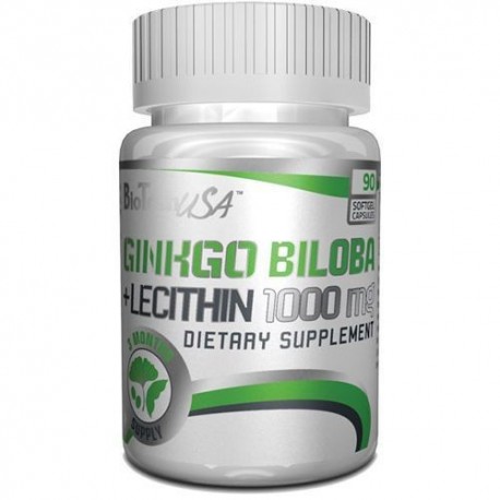 BiotechUSA Ginkgo Biloba + Lecithin (90 капс.)