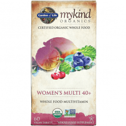 Women's Multi 40+, Garden of Life, MyKind Organics, 60 вег. таблеток