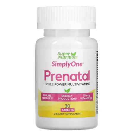 Prenatal, Super Nutrition, 30 таблеток