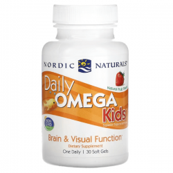 Nordic Naturals, Daily Omega Kids, 340 мг, 30 капсул