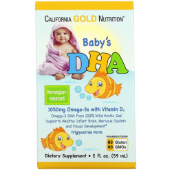 Baby's DHA, California Gold Nutrition, 1050 мг, 59 мл
