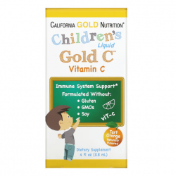Children's Liquid Vitamin C, California Gold Nutrition, 118 мл