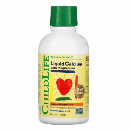 ChildLife, Liquid Calcium with Magnesium, 474 мл