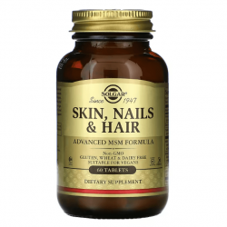 Skin, Nails & Hair, Solgar, 60 таблеток