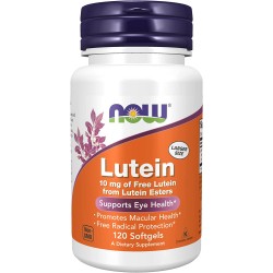 Lutein, Now Foods, 10 мг, 60 капсул