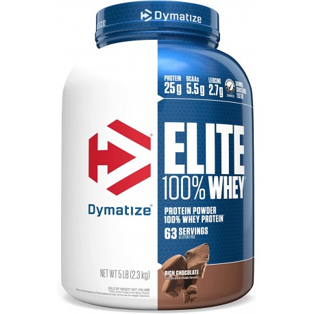 100% Elite Whey, Dymatize, 2.27 кг