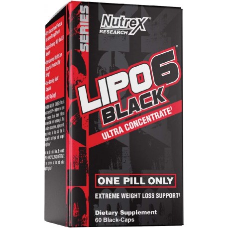 Lipo-6 Black Ultra Concentrate, Nutrex, 60 капcул