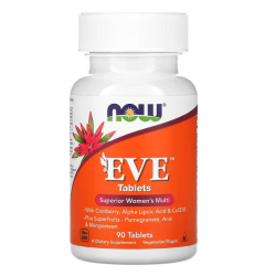 Eve, Now Foods, 90 таблеток