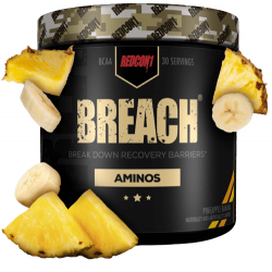 BCAA,Breach Aminos, Redcon1, 300 грамм, ананас-банан