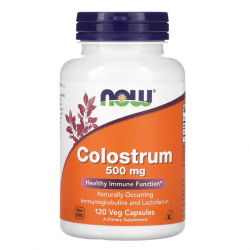 Colostrum, Now Foods, 500 мг, 120 вег. капсул