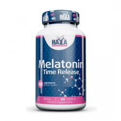 Melatonin Time Release, Haya Labs, 5 мг, 60 таблеток