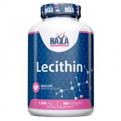 Lecithin, Haya Labs, 1200 мг, 100 капсул
