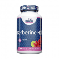Berberine HCL, Haya Labs, 400 мг, 60 вег. капсул