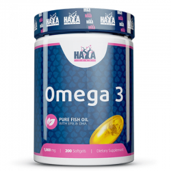 Omega 3, Haya Labs, 1000 мг, 200 капсул