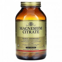 Magnesium Citrate, Solgar, 200 мг, 120 таблеток