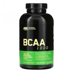 BCAA 1000, Optimum Nutrition, 400 капсул