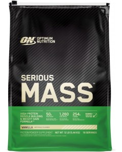 Serious Mass, Optimum Nutrition, 5.4 кг, ваниль