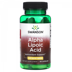 Alpha Lipoic Acid, Swanson, 600 мг, 60 капсул