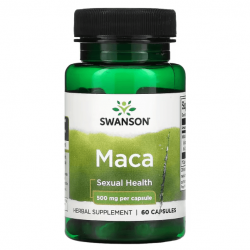 Maca, Swanson, 500 мг, 60 капсул