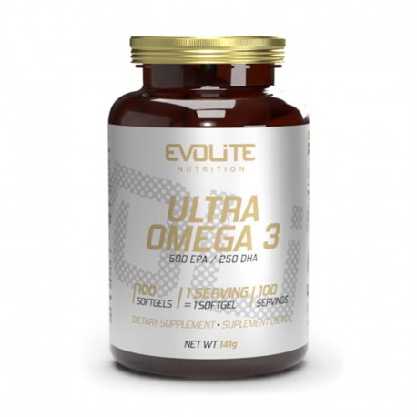 Ultra Omega 3, Evolite Nutrition, 100 капсул
