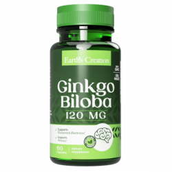 Ginkgo Biloba, Earth's Creation, 120 мг, 60 капсул