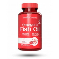 Omega-3, Fish Oil, Earth's Creation, 100 капсул