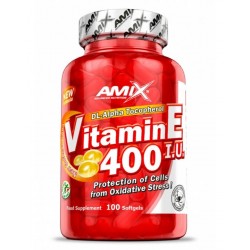 Vitamin E, Amix, 400 IU, 100 капсул