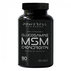 Glucosamine MSM Chondoitine, Powerful Progress, 90 таблеток