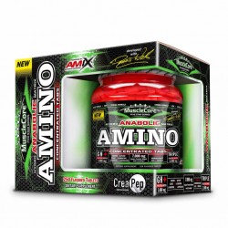 Anabolic Amino with CreaPep, MuscleCore, Amix, 250 таб