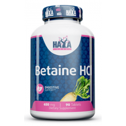 Betaine HCL, Haya Labs, 650 мг, 90 таблеток