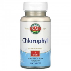 Chlorophyll, KAL, 20 мг, 100 таблеток